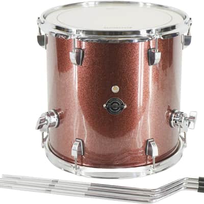 Ludwig Breakbeats Questlove 13x13 Floor Tom Drum Red Sparkle image 1