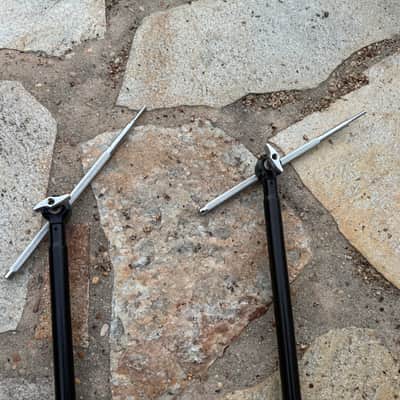 2 PACK Roland V-Drums Black Cymbal Arms Stand Top image 2