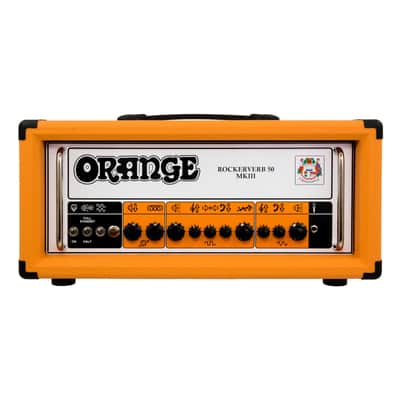 Orange Rockerverb 50H MKIII Head Orange - Tube Amp Head for Electric Guitars image 1