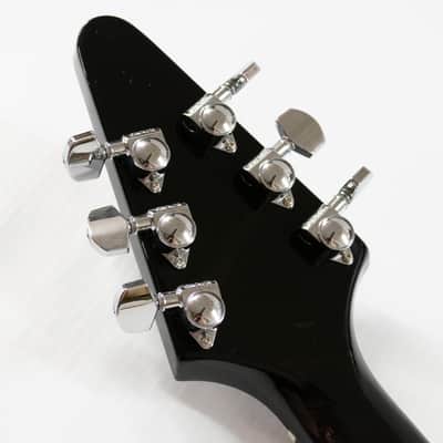 Gibson 80s Flying V Solidbody Electric Guitar - Ebony image 11