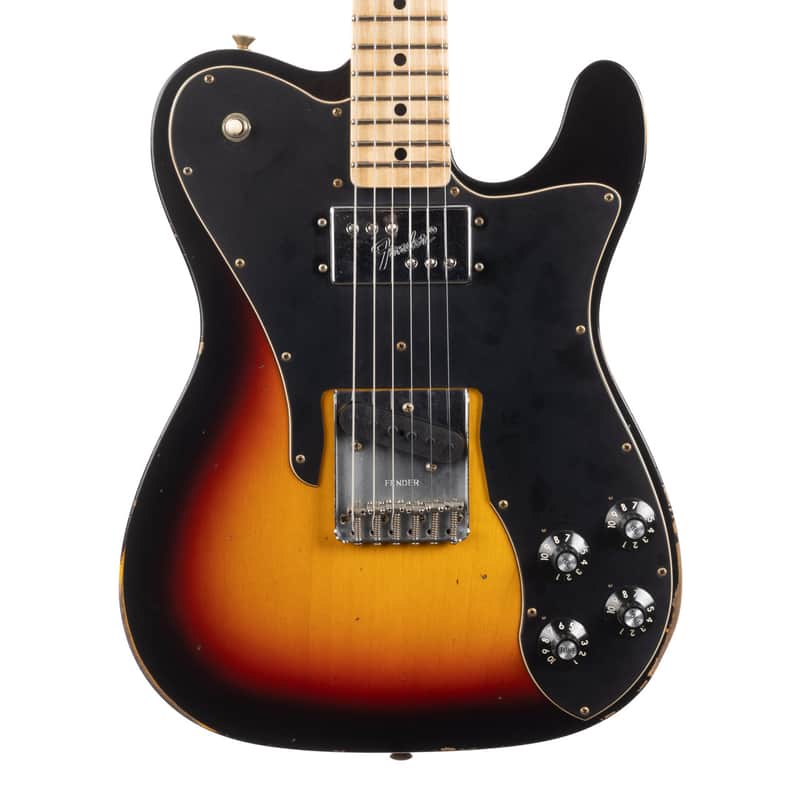 Fender Custom Shop 1977 Telecaster Custom Relic - 3 Tone Sunburst image 1