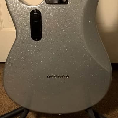 Peavey Rockmaster--Silver Sparkle; Built-In Tuner & Headphone Amp; Upgraded PU; Great Cond.; Gig Bag image 7