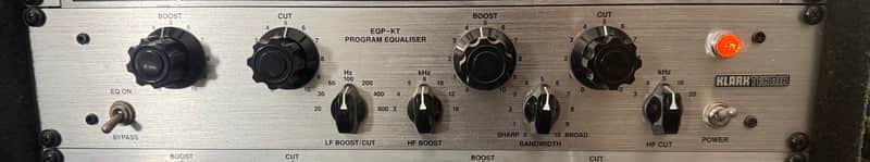 Klark Teknik EQP-KT Classic Tube Equalizer 2017 - 2019 - Silver image 1