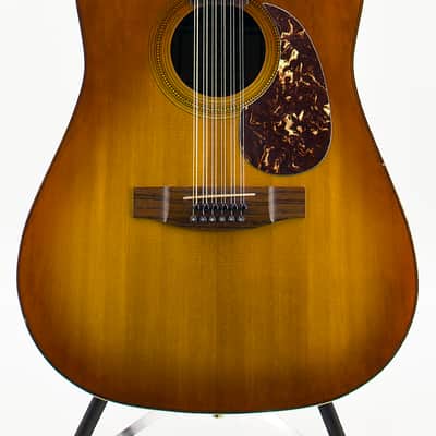 Used AS/IS Epiphone PR-715-12 Antique Sunburst 12-String Acoustic Guitar - Fair Condition image 2