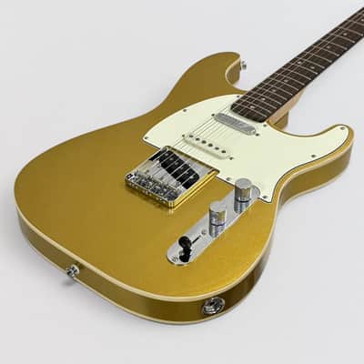 Fender Squier Paranormal Custom Nashville Stratocaster Electric Guitar - Aztec Gold image 9