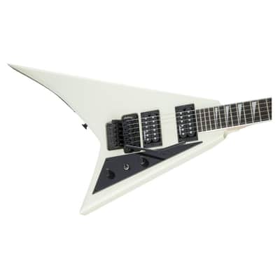 Jackson JS Series Rhoads JS32 6-String Electric Guitar with 24 Jumbo Frets and Dual Jackson High-Output Humbucking Pickups (Right-Handed, Ivory) image 3