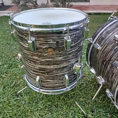 Ludwig Downbeat 1969, Black Oyster Pearl. Vintage. image 4