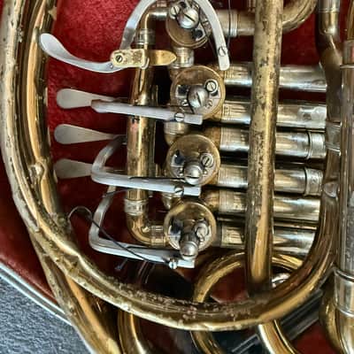 C. G. Conn 6D Double French horn. Made in USA image 10