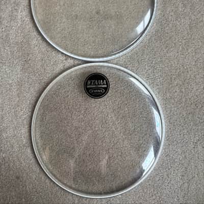 Tama One Each G1 and G2 Evans Clear 10”Tom Drum Head image 1