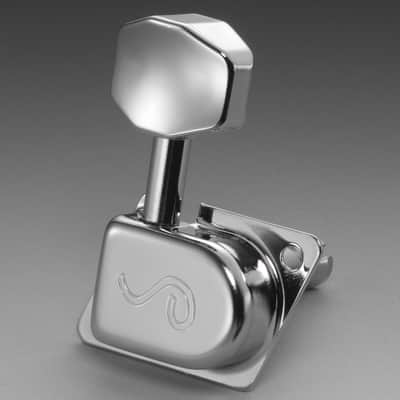Schaller Germany F-Series 70's 6-In-Line Guitar Tuners/Machines - CHROME image 3