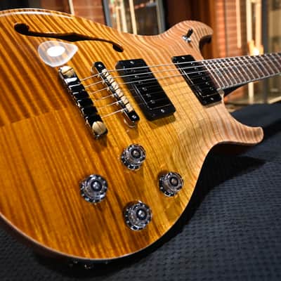 PRS Wood Library McCarty 594 Semi-Hollow Danville Music 35th Anniversary Artist Top 2024 - Gold Storm Fade #2877 image 4
