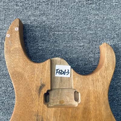 Natural Mahogany HH Guitar Body image 2