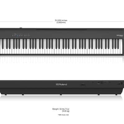 Roland FP-30X-BK 88-Key Digital Piano with PHA-4 Weighted Action & Bluetooth - Black - Brand New image 6