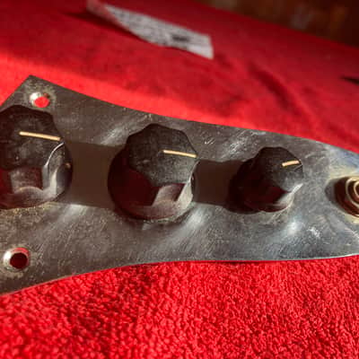 Fender original Jazz Bass complete electronics/knobs/plate 1966 image 4