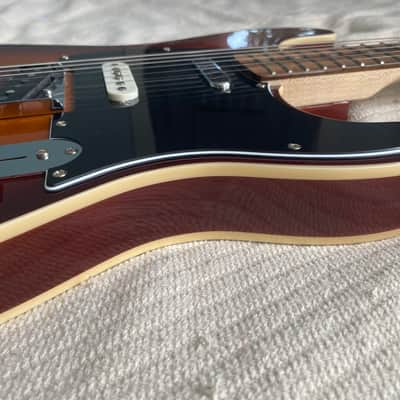 Squier Paranormal Custom Nashville Stratocaster - Chocolate 2-Color Sunburst image 6