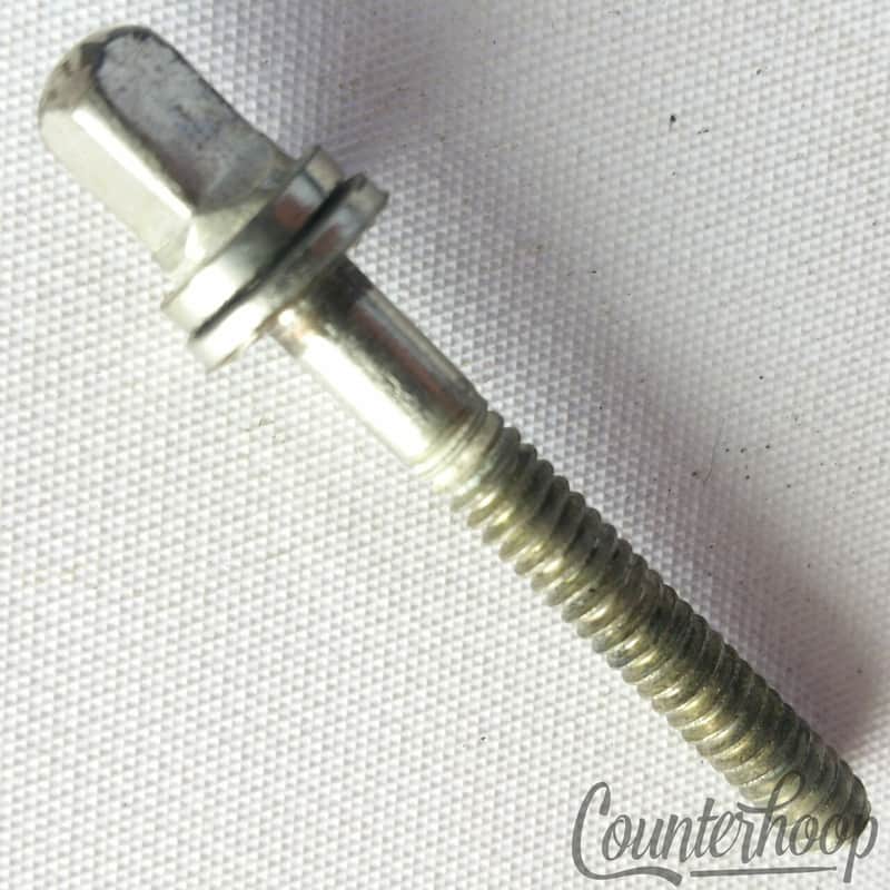 Leedy 10-24 Thin 1 1/2"Tension T-Rod Snare/Tom Drum Vintage 10s-20s Nickel USA image 1