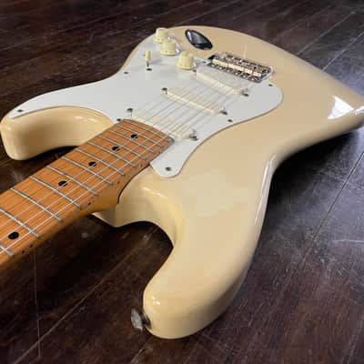 2002 Fender ST-54 95LS 1954 Reissue Stratocaster Eric Clapton Specs Vintage White V Neck prof MIJ image 6