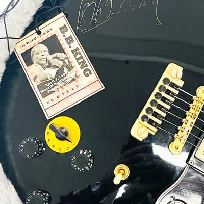 Epiphone B.B. King Lucille Guitar Signed by B.B. King w/ Backstage Pass & Case image 8