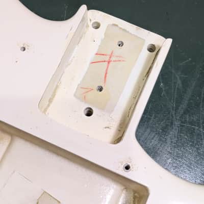 Tokai MAT Strat Husk M Series Late 80's White Glass Fiber Neck Body image 17