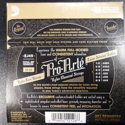 D'addario EJ45 Pro Arte Normal Tension image 2