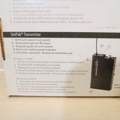 Audio-Technica PRO-501/G Pro Series 5 Wireless Guitar System 2010s - Black image 10