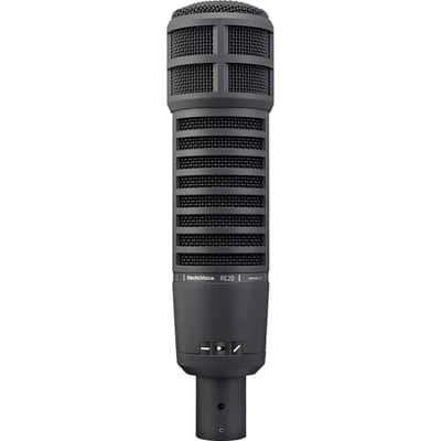 Electro-Voice RE20-BLACK Broadcast Announcer Microphone with Variable-D