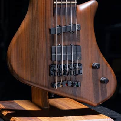 Warwick Dolphin Pro I - 5-string | 2005 - natural oil | electric 5-string bass guitar image 3