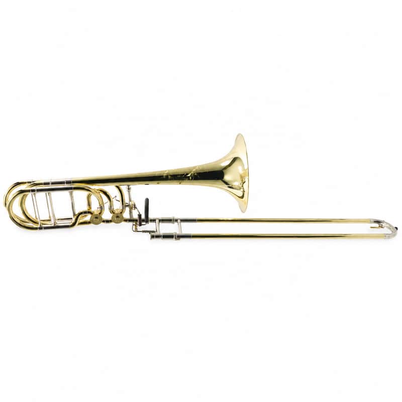 S.E. Shires Q36YR Q-Series Bass Trombone with Dual Rotary Valves SN Q21236 image 1