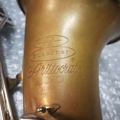 1982 BUESCHER ARISTOCRAT 200 ALT / ALTO SAX / SAXOPHONE made in USA image 2