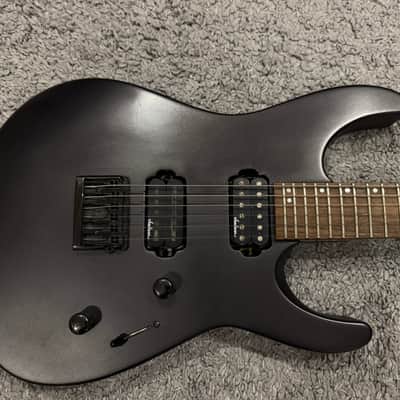 Jackson Dinky Rev MIJ 1994-1995 - Matte Black Unique FIXED BRIDGE Superstrat guitar  Custom Shop Shred Machine Metal Strat solid body Lightweight exclusive image 3