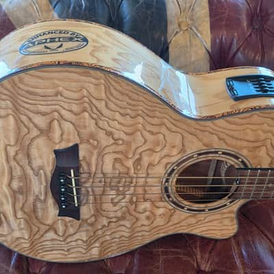 Dean Acoustic Electric Bass Guitar BRAND NEW Quilted Ash Exotica Active EQ image 4