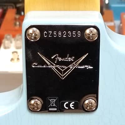 used 2024 Fender Custom Shop Late-1962 Stratocaster Relic in Faded Aged Daphne Blue, Excellent Condition with OHSC & Paperwork! image 15