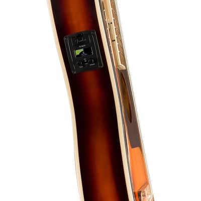 Fender Fullerton Precision Bass Acoustic-Electric Ukulele 3-Color Sunburst image 2