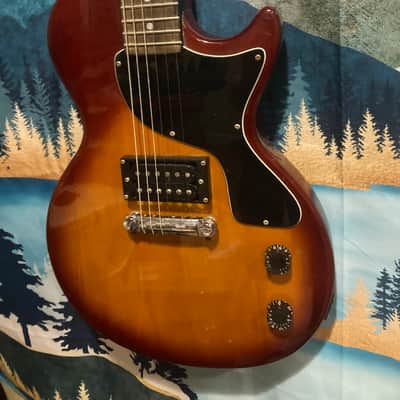 Vintage Talent Les Paul Jr.-Style Guitar – Rare Gibson Baldwin Era Sunburst Beauty (Hardcase Included) image 2