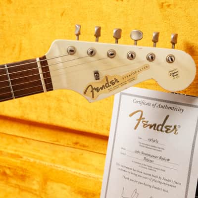 Fender Stratocaster Custom Shop 60 Matching Headstock 2013 - Olympic White image 3
