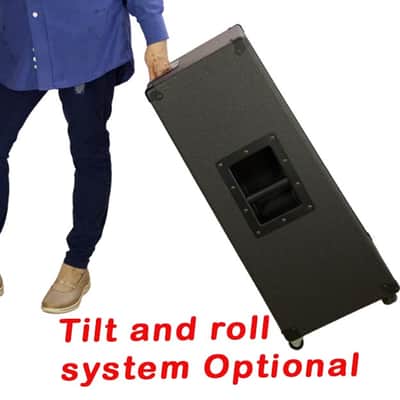 2x12 Vertical Guitar Speaker Cabinet 8 ohms Orange Tolex W/Celestion Vintage 30 Speakers US MADE image 4