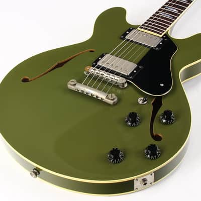 2024 Collings I-35 LC AGED Olive Drab Green | Throbak SLE-101 Plus MXV, Ameritage Case image 16