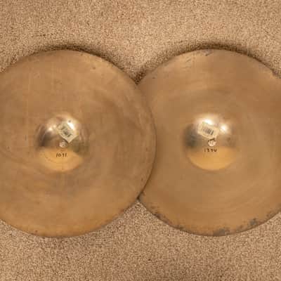 Zildjian 14" A Custom Hi Hat Cymbals 1071g 1374g image 2