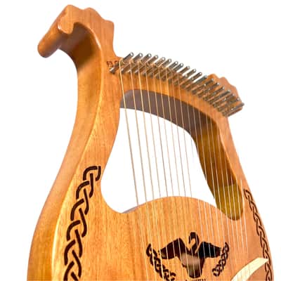 The Dannan Children of Lir Lyre - 19 String Irish Lyre image 2