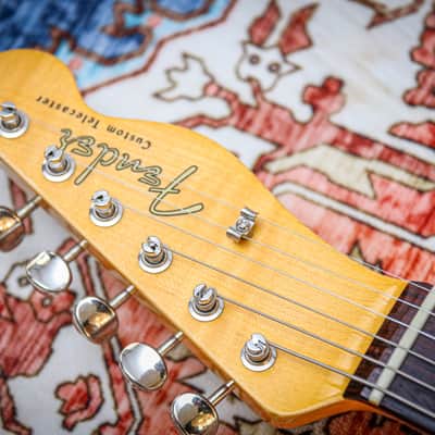 FENDER USA Custom Shop '59 Reissue Telecaster Custom Relic " Morocco red + Rosewood" (2024) image 15