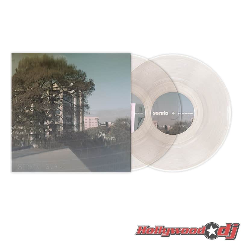 Serato Glass Dj Control Vinyl Limited Edition 10" Heavy Weight Clear Vinyl NEW image 1