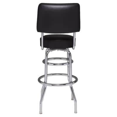 Fender Blackout Backrest Barstool w/ Embossed Logo, 30" image 9