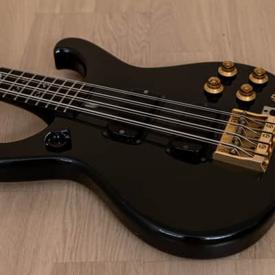 1983 Greco BK-1200 Custom Order Vintage 8 String Neck Through Bass Black, 100% Original w/ T-Bird Pickups, Japan Fujigen image 9
