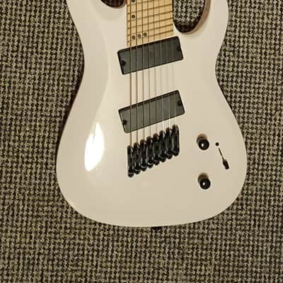 Harley Benton 8 String - R-458MN WH MultiScale - White image 2