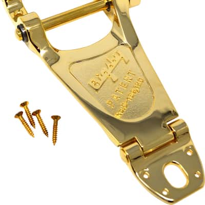 Bigsby B7G Vibrato Tailpiece - Gold With Gold Logo