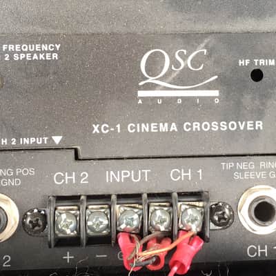 QSC MX 1500a w/XC-1 CINEMA CROSSOVER image 2