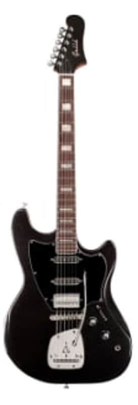 Guild SURFLINER DELUXE Electric Guitar (Black Metallic) image 1