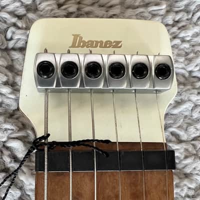 Ibanez ICHI10VWM Ichika Signature Headless Electric Guitar, Vintage White Matte image 6