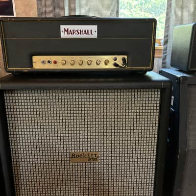 Marshall JMP 1987 2-Channel 50-Watt Guitar Amp Head 1971 - Black Small Box image 1