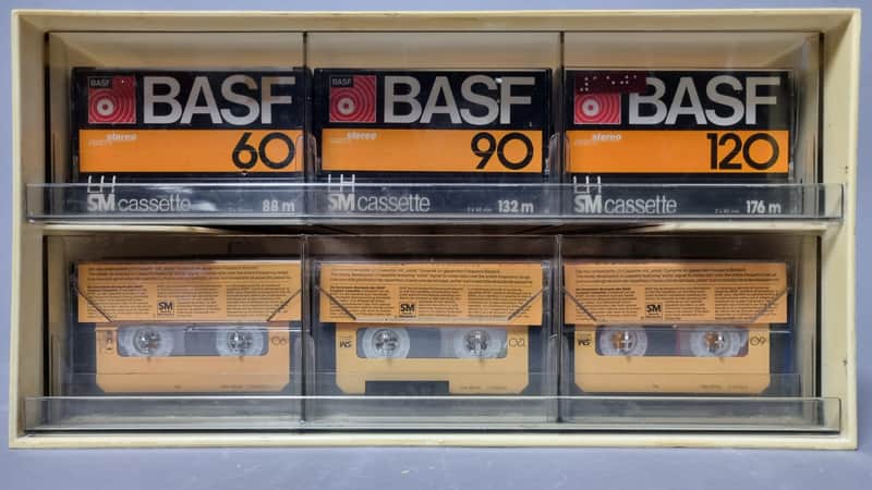 78X Used BASF LH/LH Extra SM 60/90/120 Cassette tapes 1980's image 1